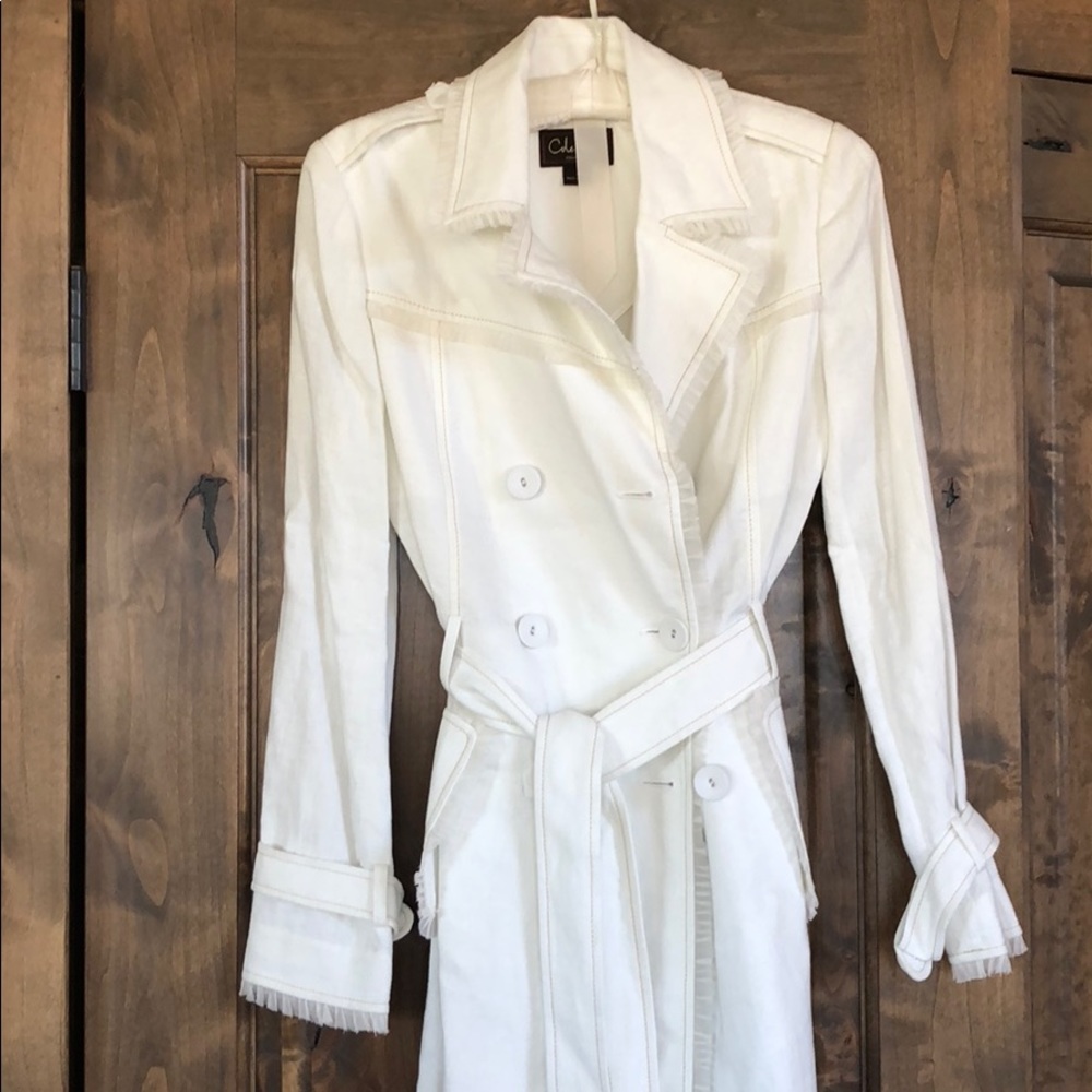 Cole Hann Women’s Linen Trench Coat. Brand New